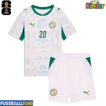 Senegal Habib Diallo #20 Heimtrikotsatz Kinder WM 2026 Kurzarm (+ Kurze Hosen)